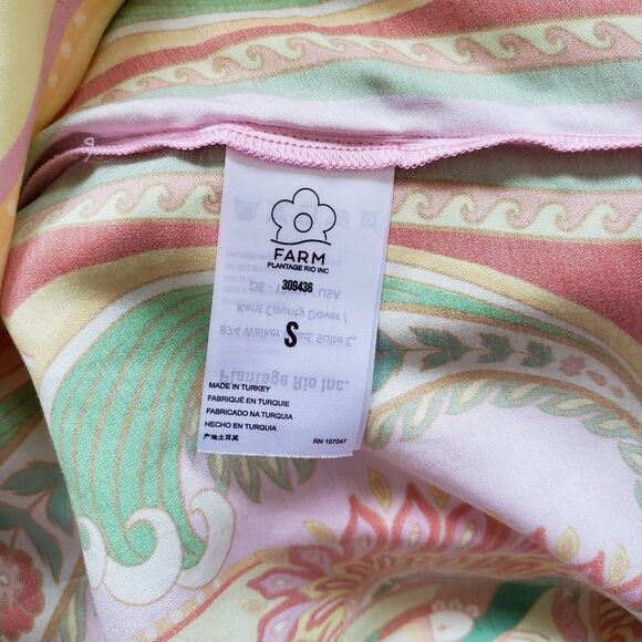 Farm Rio Beach Toucans Scarf Kimono Beach Cover Multi Size Small Eco-Friendly - Picture 14 of 16